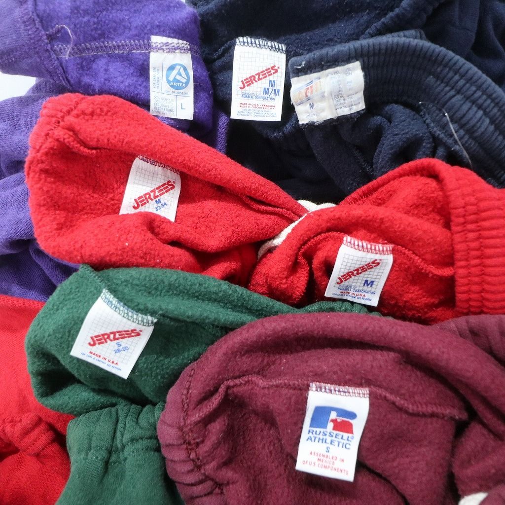 メンズ古着詰め合わせセット7 古着卸 まとめ売り USA製スウェット パンツ 7枚セット (メンズ S