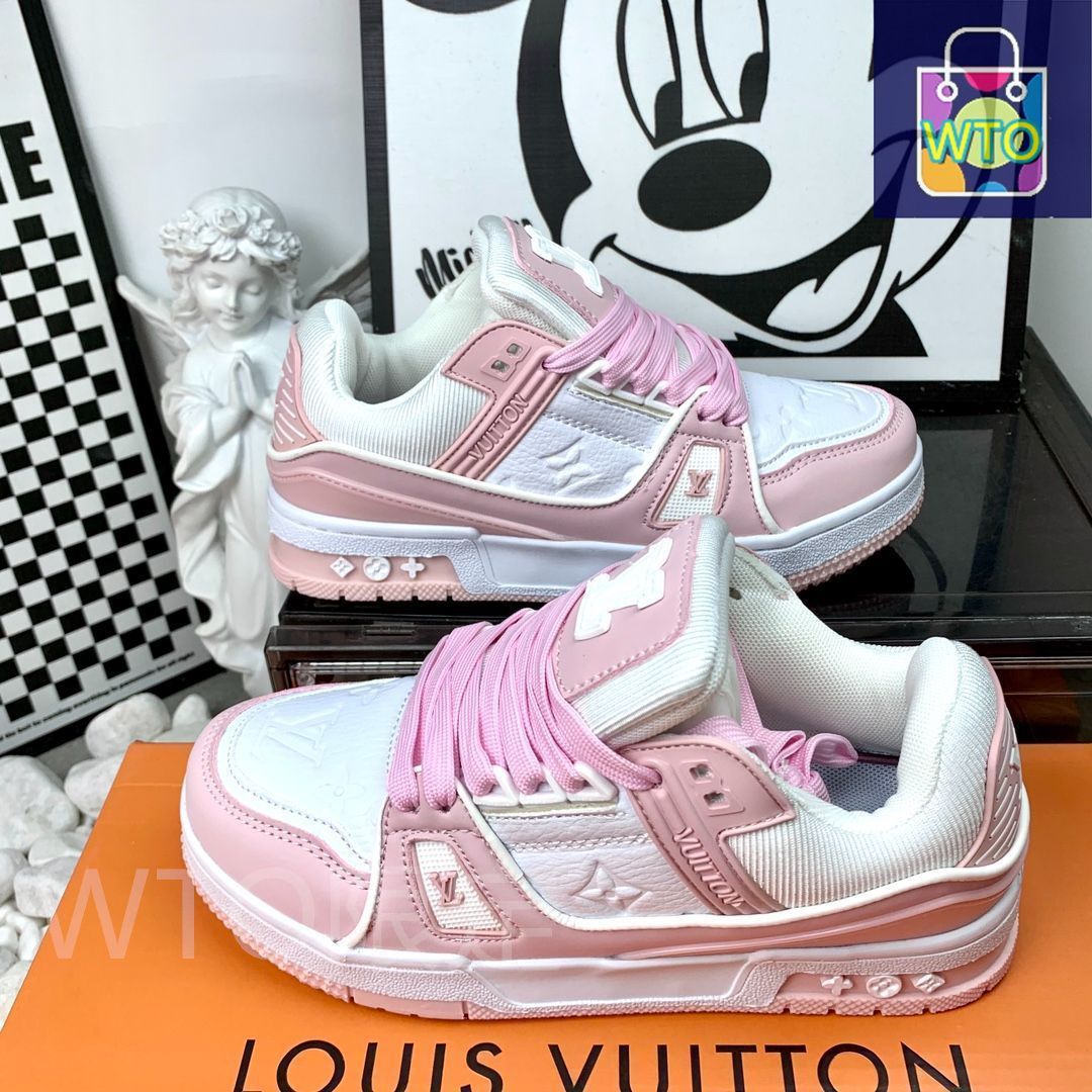 LOUIS VUITTON 専用 LOUIS VUITTON Trainer レザーカジュアルロートップファッション