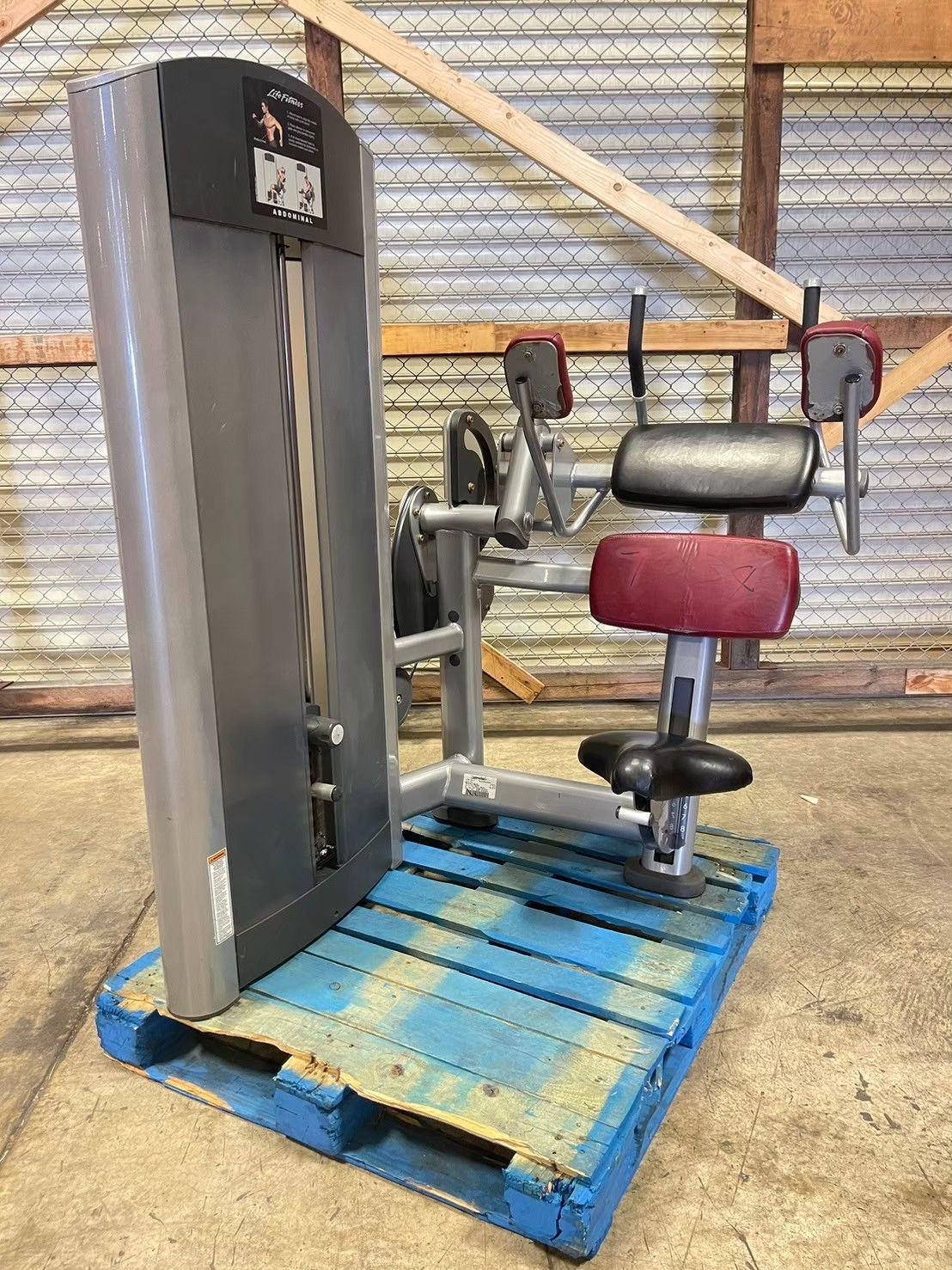 直接引き取り優先【米軍放出品】ジムマシン アブドミナル LifeFitness FZAB トレーニング フィットネス 筋トレ エクササイズ AD17CK-W#24