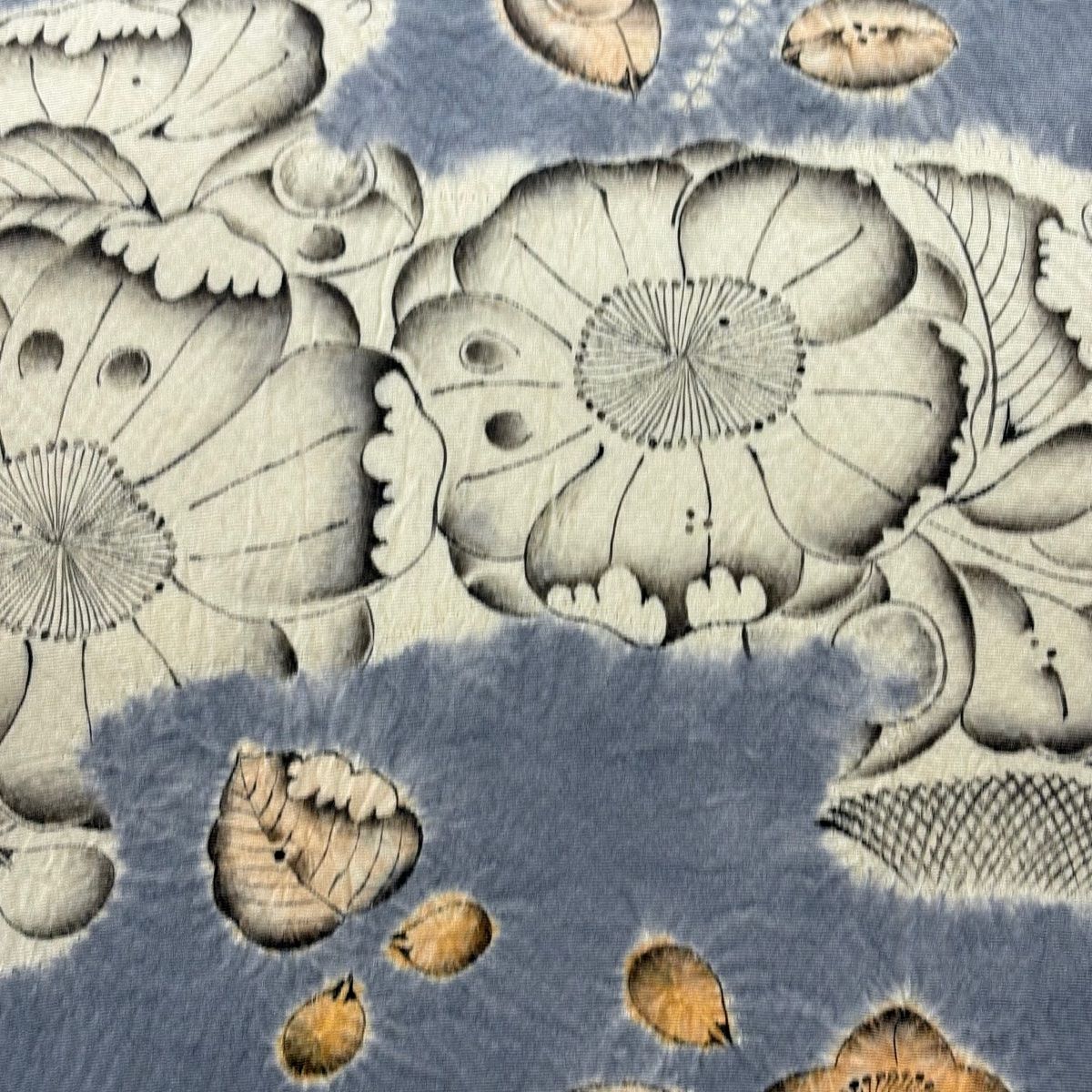 専用です。大脇一心　辻ヶ花　名古屋帯　正絹 大脇一心 辻ヶ花 名古屋帯 正絹