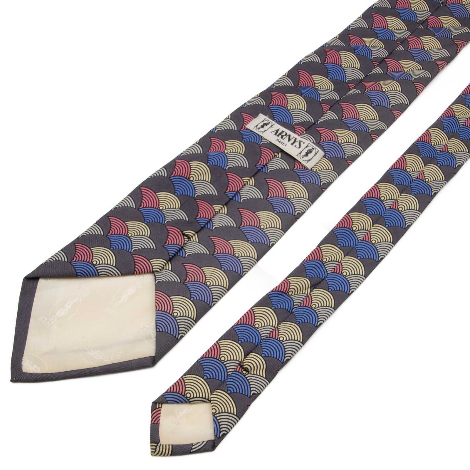 送料無料 アルニス ネクタイ レギュラータイ プリントタイ