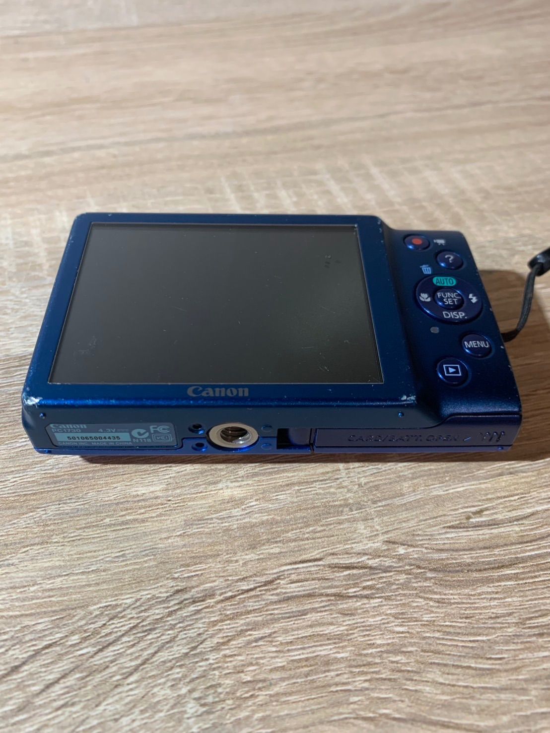 5293 Canon PowerShot ブルー A4000IS デジカメ - メルカリ