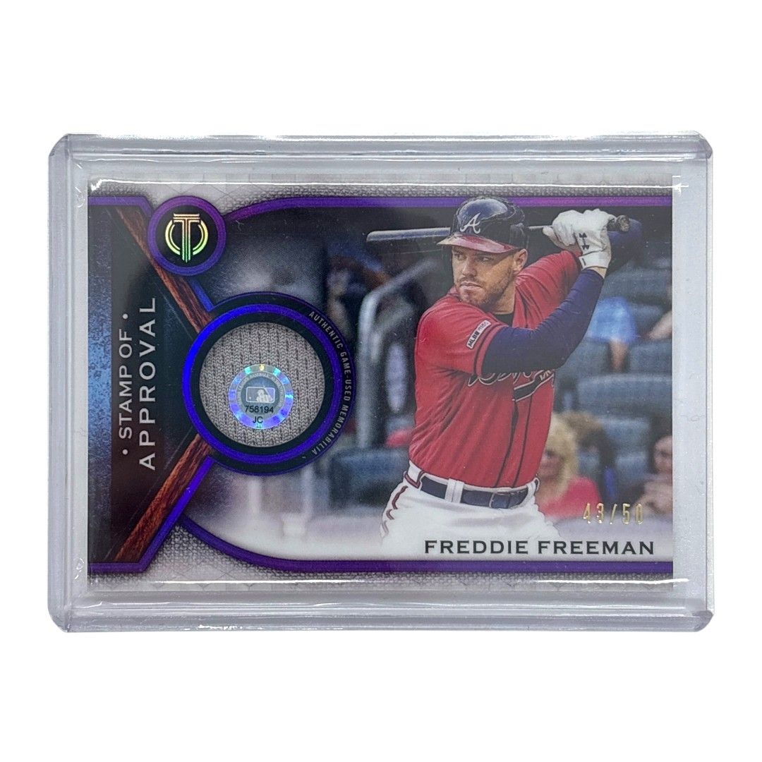 TOPPS MLBカード TRIBUTE FREDDIE FREEMAN ATLANTA BRAVES 43/50 #SOA-FF 送料無料 中古 IT1 TOPPS MLBカード TRIBUTE FREDDIE FREEMAN ATLANTA BRAVES 43/50 #SOA