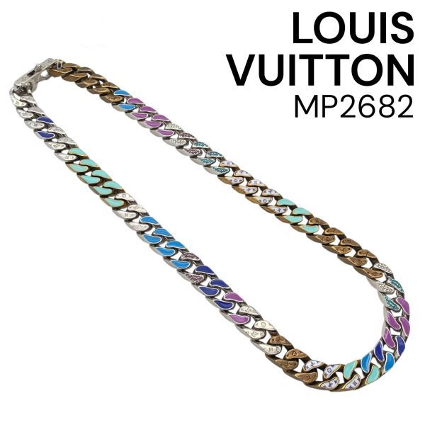 ○ ルイヴィトン LOUIS VUITTON コリエ チェーンリンクス パッチーズ