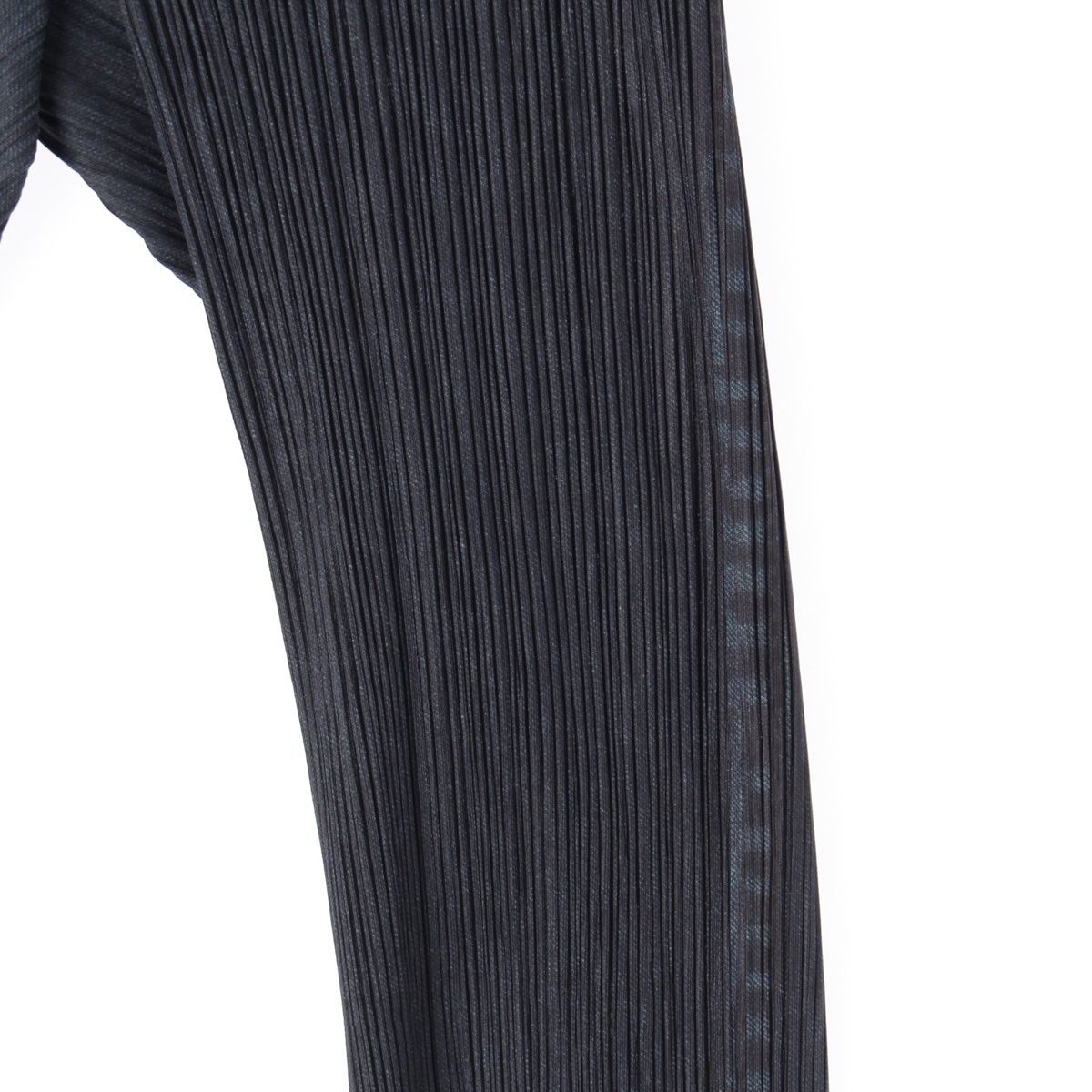 プリーツプリーズ イッセイミヤケ デニム転写 プリーツ パンツ  