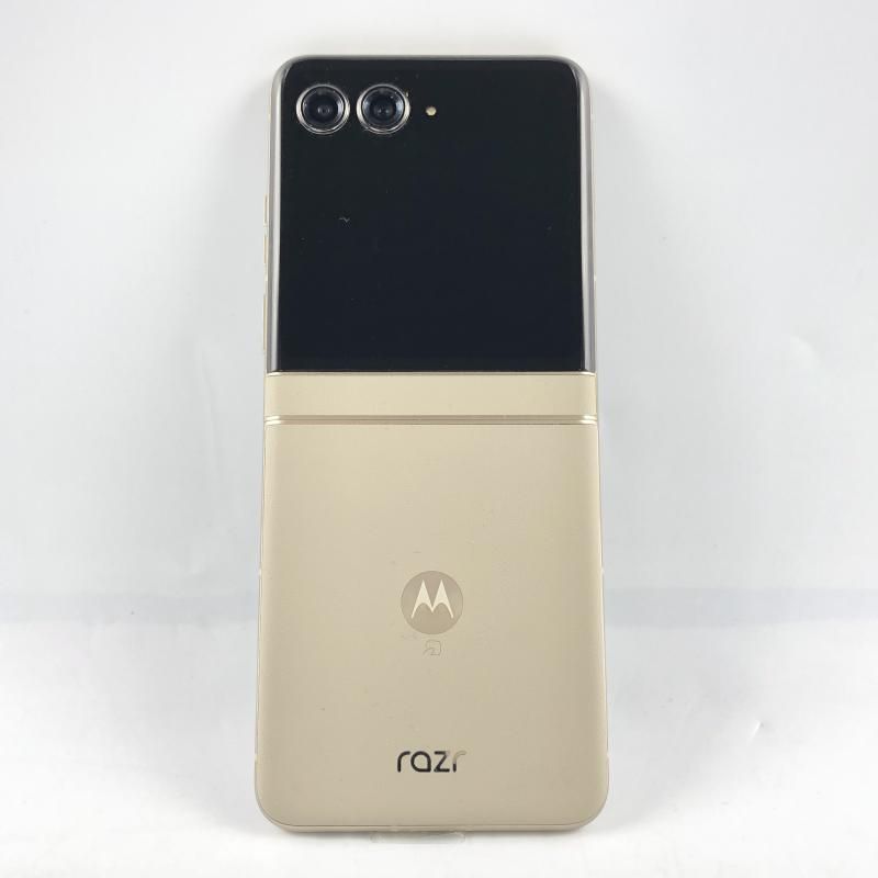 中古】【softbank】○motorola razr 50s 256GB (ｻﾝﾄﾞｸﾘｰﾑ)/SIM