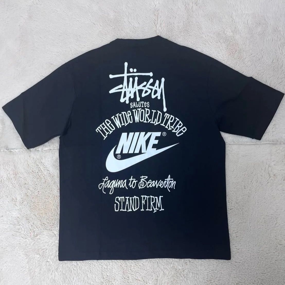 Stussy Nike コラボ Tシャツ ブラック サイズ M在庫処分品