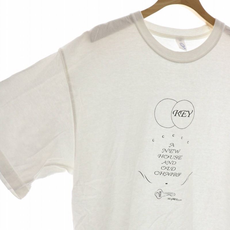 OLD FOLK HOUSE KEY TEE Tシャツ カットソー クルーネック プリント 