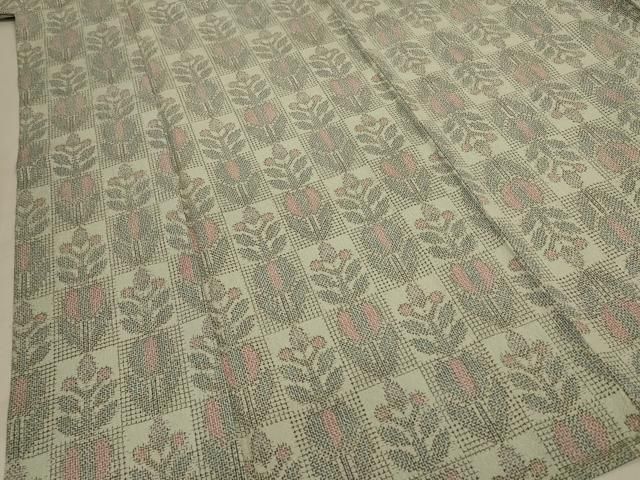 平和屋着物▽本塩沢　単衣　草花文　正絹　逸品　未使用　AAAX3844jd 平和屋着物▽本塩沢 単衣 草花文 正絹 逸品 未使用 AAAX3844jd - メルカリ