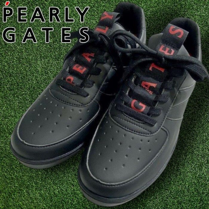 パーリーゲイツ ローカット ソフトスパイク ゴルフシューズ 定3.5万 23