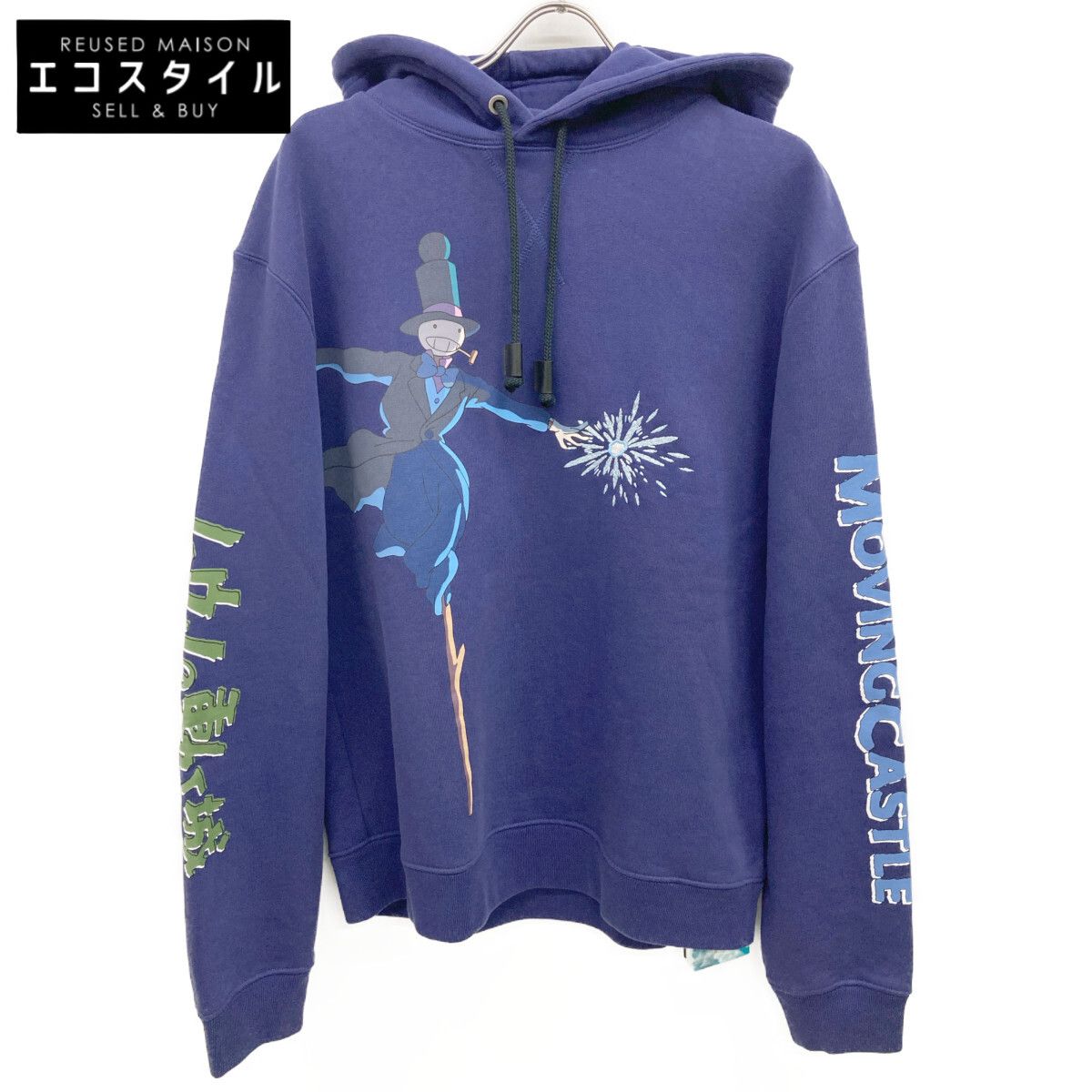 LOEWE ロエベ ×ｽﾀｼﾞｵｼﾞﾌﾞﾘ ﾊｳﾙの動く城 23SS ﾈｲﾋﾞｰ ｶﾌﾞ ﾌﾟﾙｵｰﾊﾞｰﾊﾟｰｶｰ M