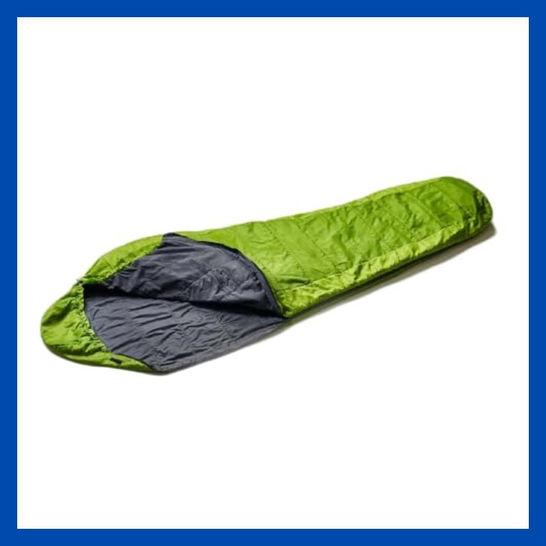 黄緑 イスカ(ISUKA) 寝袋 ウルトラライト グリーン [最低使用温度10度