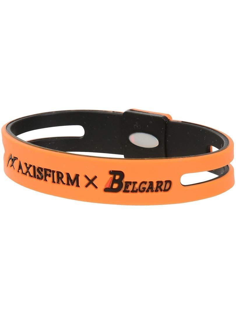 Color オレンジ_Size F AXF アクセフ シリコンブレスレット|リバーシブル AXFxBelgard ORANGE F
