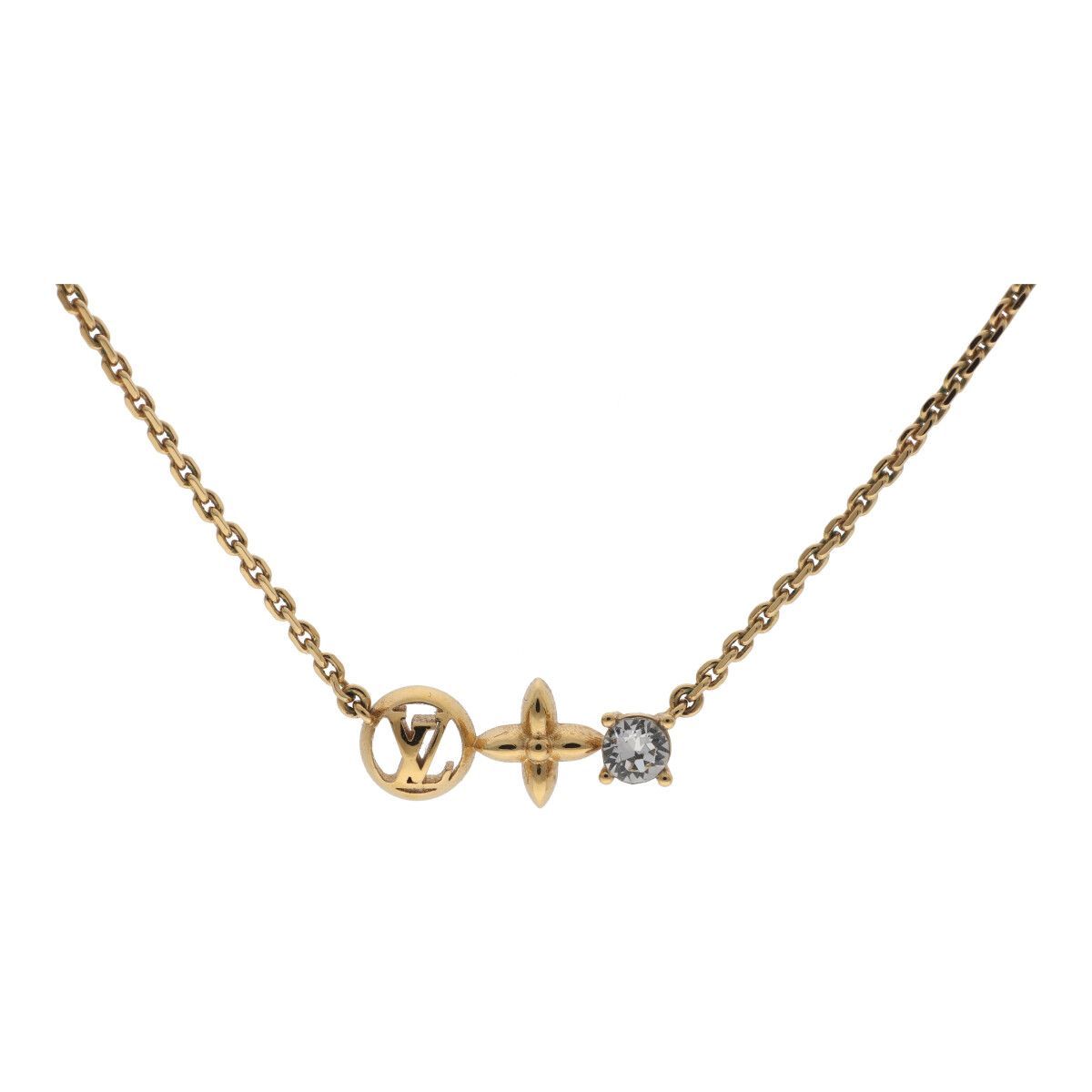 中古】 LOUIS VUITTON ルイ・ヴィトン プティ ルイ ネックレス 