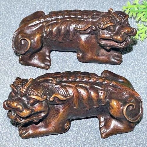 銅細工 貔貅置物 茶寵 茶道具 香道具 装飾品 工芸品 美術品