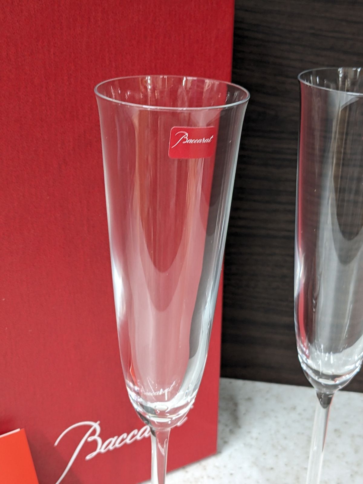 バカラ Baccarat シャンパングラス ペアグラス クリスタル