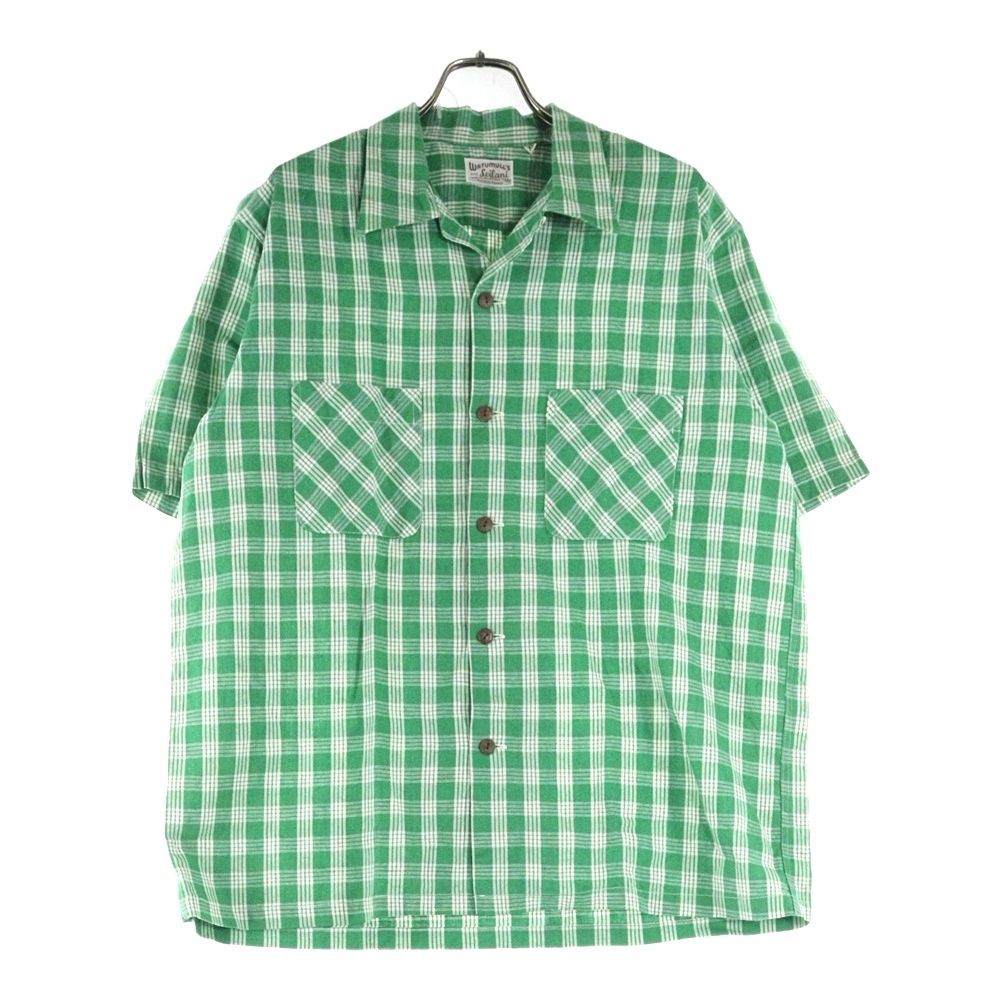 NO BRAND (ノーブランド) PALAKA CHECK SHIRTS SS37588 パラカ半袖  
