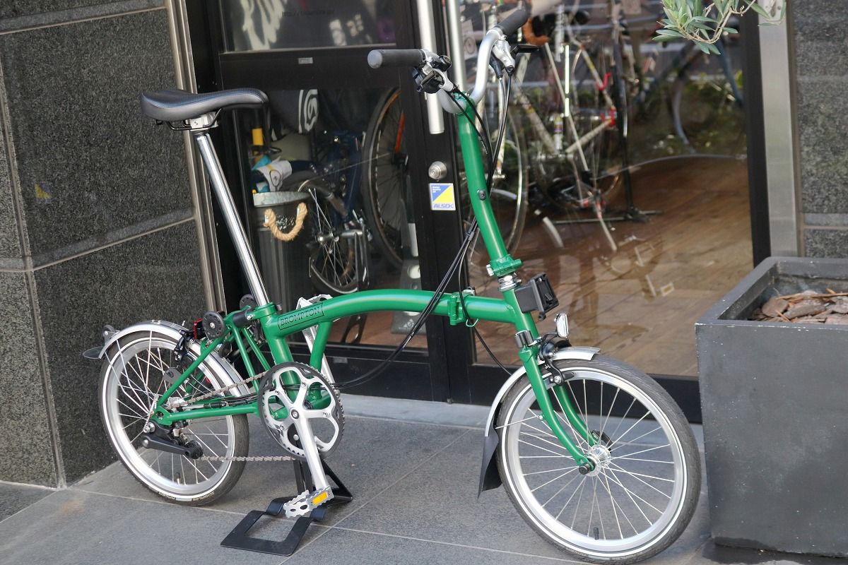 BROMPTON ブロンプトン グリーン 6段変速 - 自転車本体