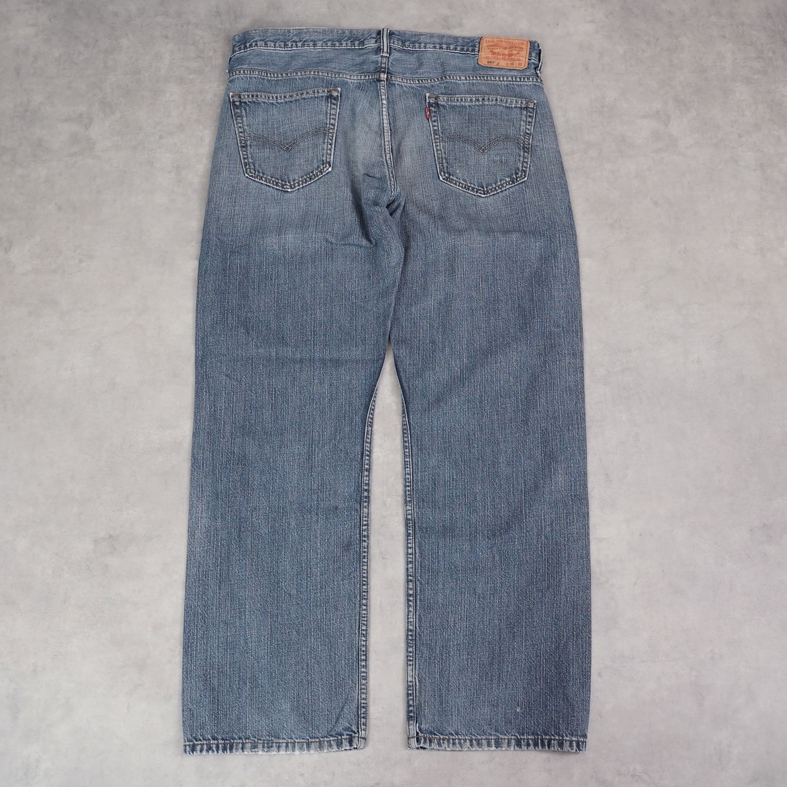リーバイス569 Levis W36 ブルーデニム 青 ヒゲ 縦落ち 14597 リーバイス569 Levis W36 ブルーデニム 青 ヒゲ 縦落ち 14607