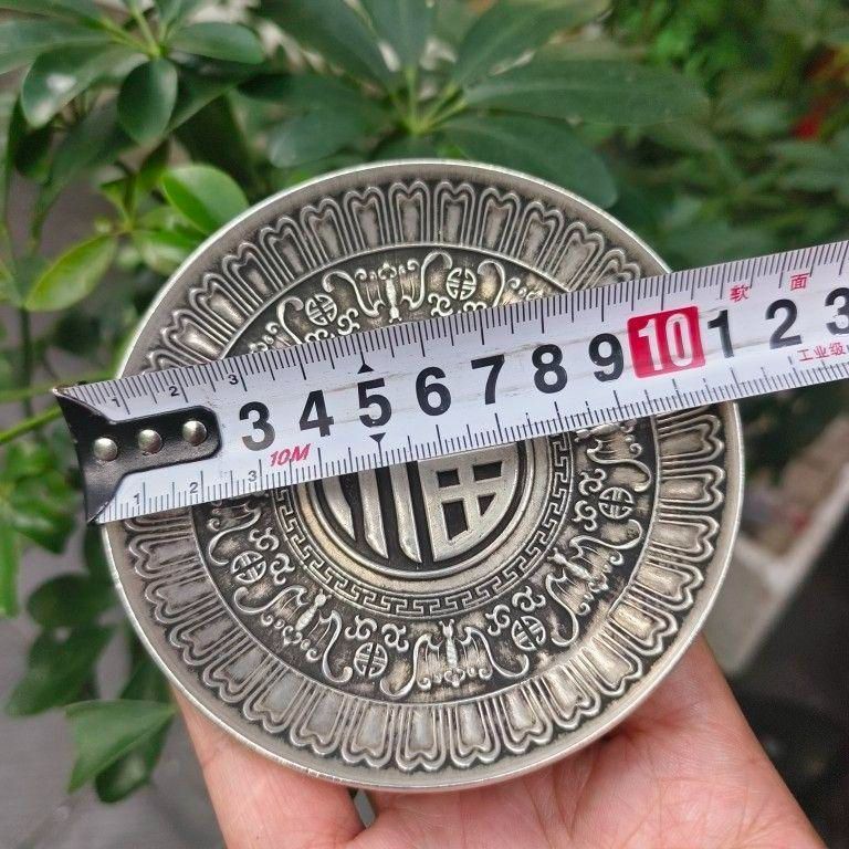 銅 細工 福字盤 筆洗 文房具 装飾品工芸品 置物 - メルカリ
