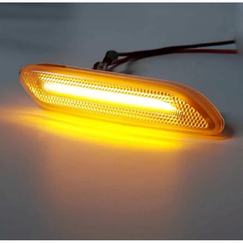 ☆FUNSHOP彡売り切れ御免☆クリアレンズ ミニ R60/R61用 LED サイドマーカー ウインカー 高輝度LED搭載 キャンセラー内蔵 BMW  MINI R60 クロスオーバー カントリーマン R61 クロスオーバー クーペ ペースマン (クリアレンズ)