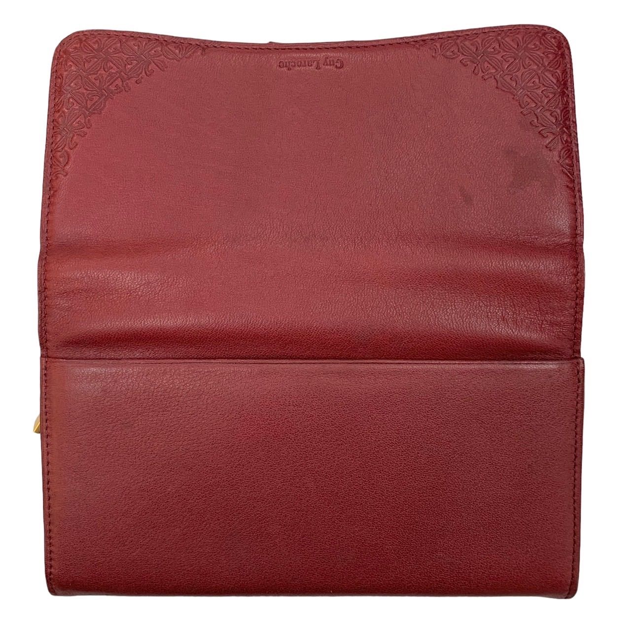 ボルドーがオシャレ⭐️ギ・ラロッシュ(Guy Laroche) 】 長財布