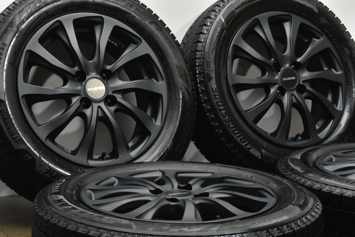 バリ溝 美品】バルミナ 15in 5.5J +42 PCD100 ブリヂストン ブリザック VRX3 175/65R15 アクア フィールダー フィット  スイフト 即納可 - メルカリ