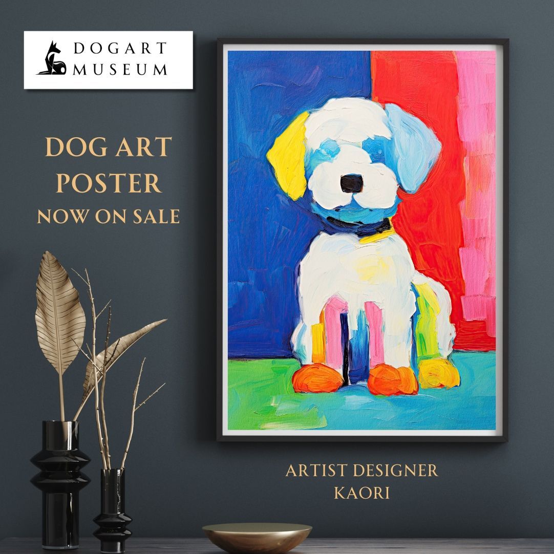 超激得，爆買い 【マイフレンド - ウェルシュコーギー犬 No.3】抽象画