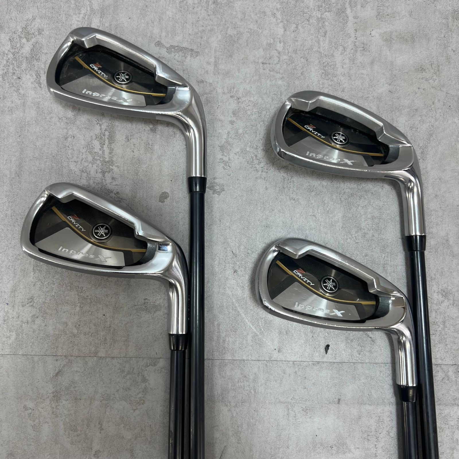 ヤマハ インプレスX Zキャビティ メンズゴルフ アイアンセット 7本 右利き用 R YAMAHA inpres CAVITY