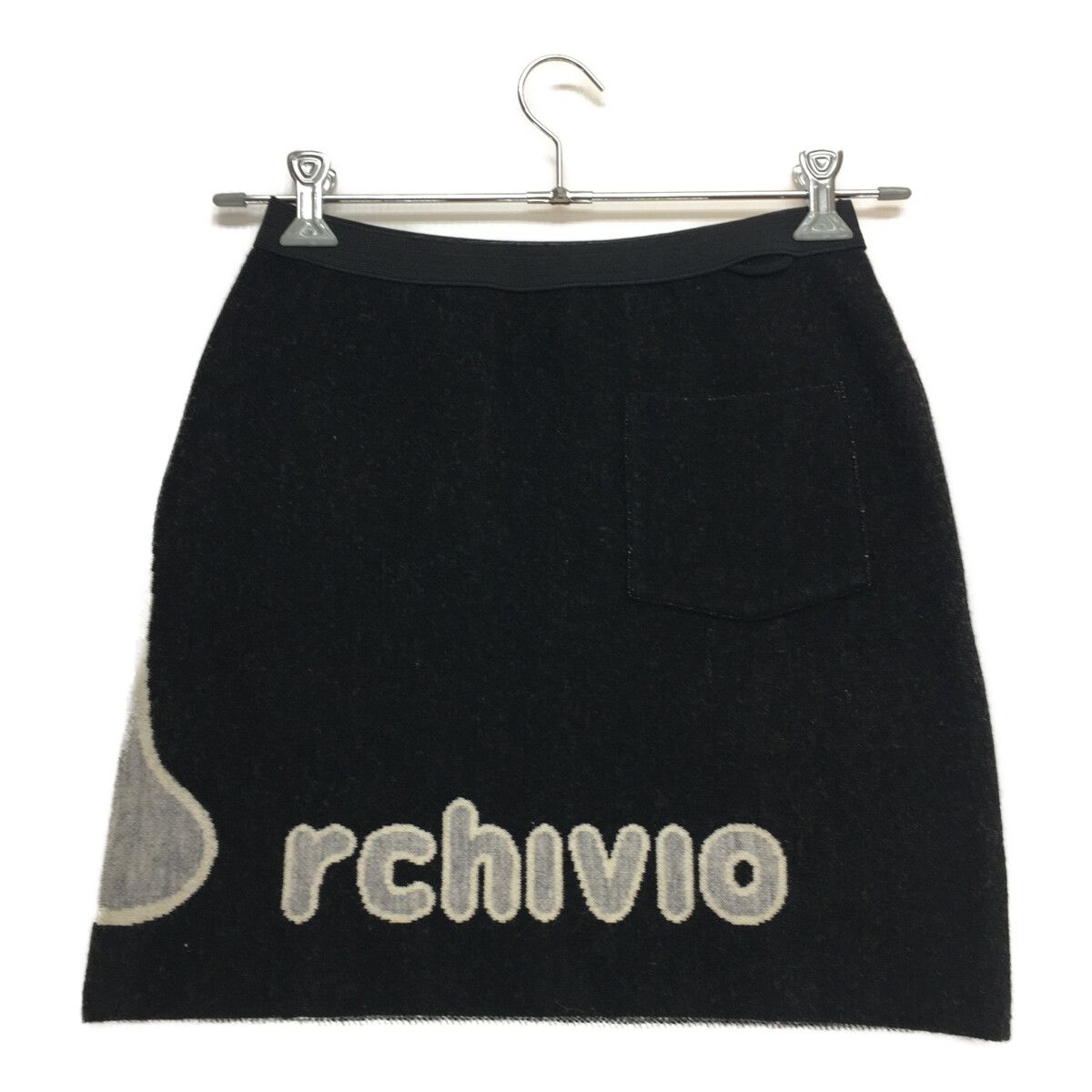 archivio - coco 中古 アルチビオ archivio レディース スカート 38(M) 黒 ブラック ニット 裏地付き archivio - coco 中古 アルチビオ archivio レディース スカート
