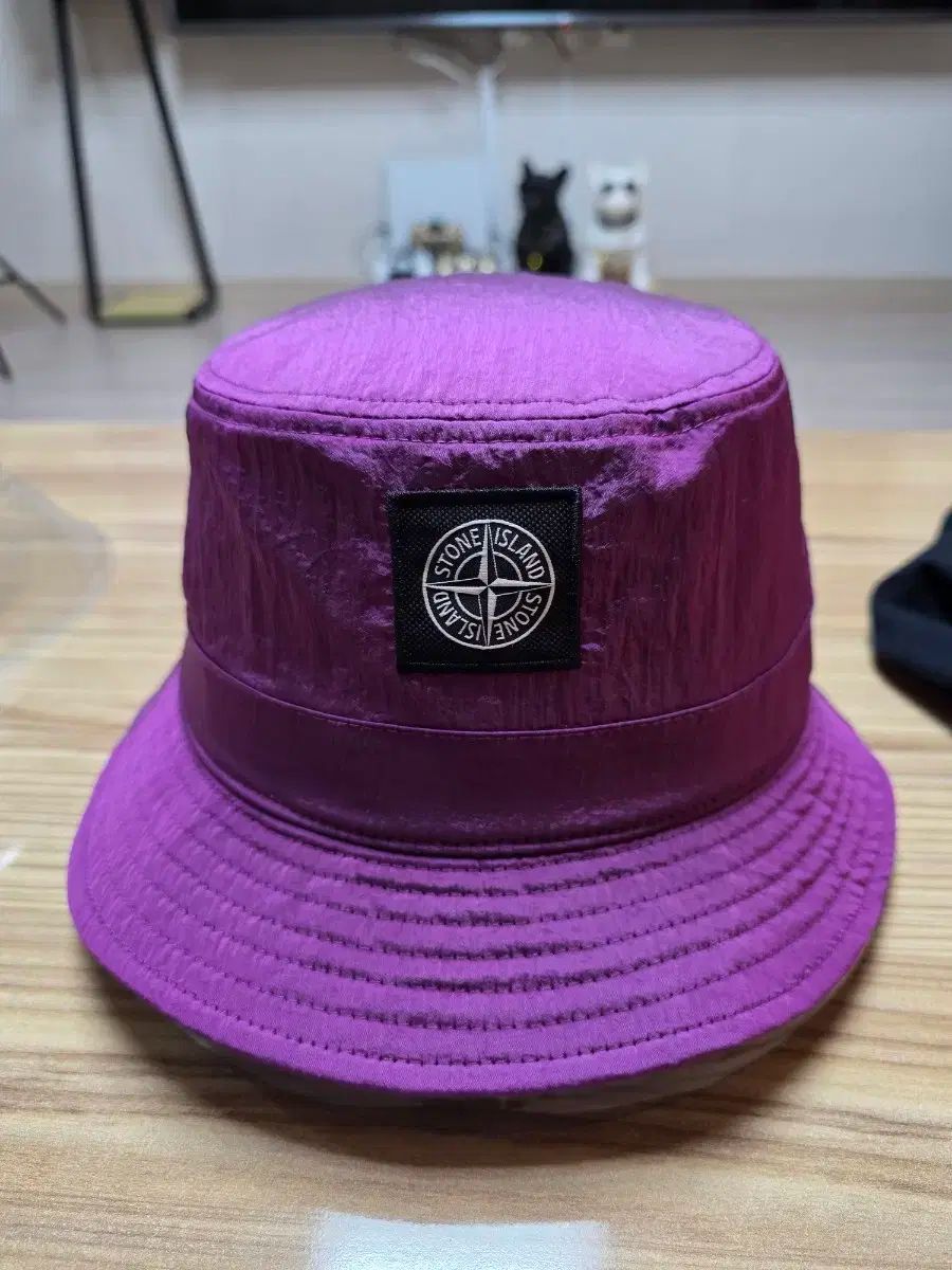 STONE ISLAND パープル バケットハット