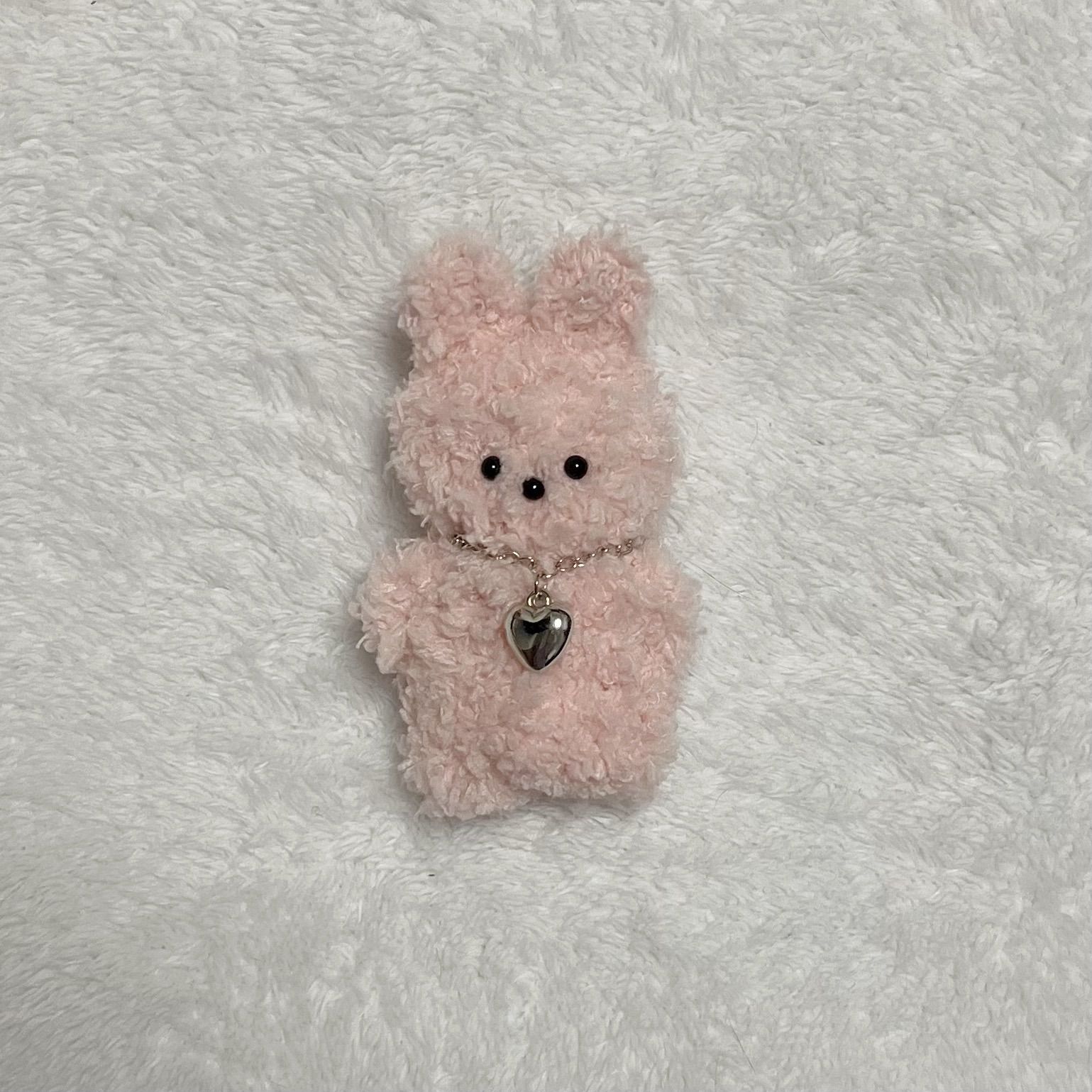 ハンドメイド くま・うさぎ あみぐるみ