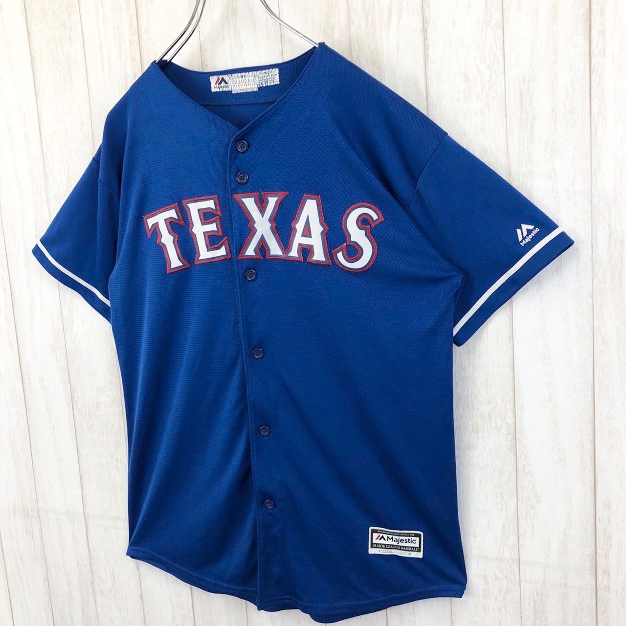 Majestic マジェスティック MLB テキサス レンジャーズ TEXAS RANGERS 
