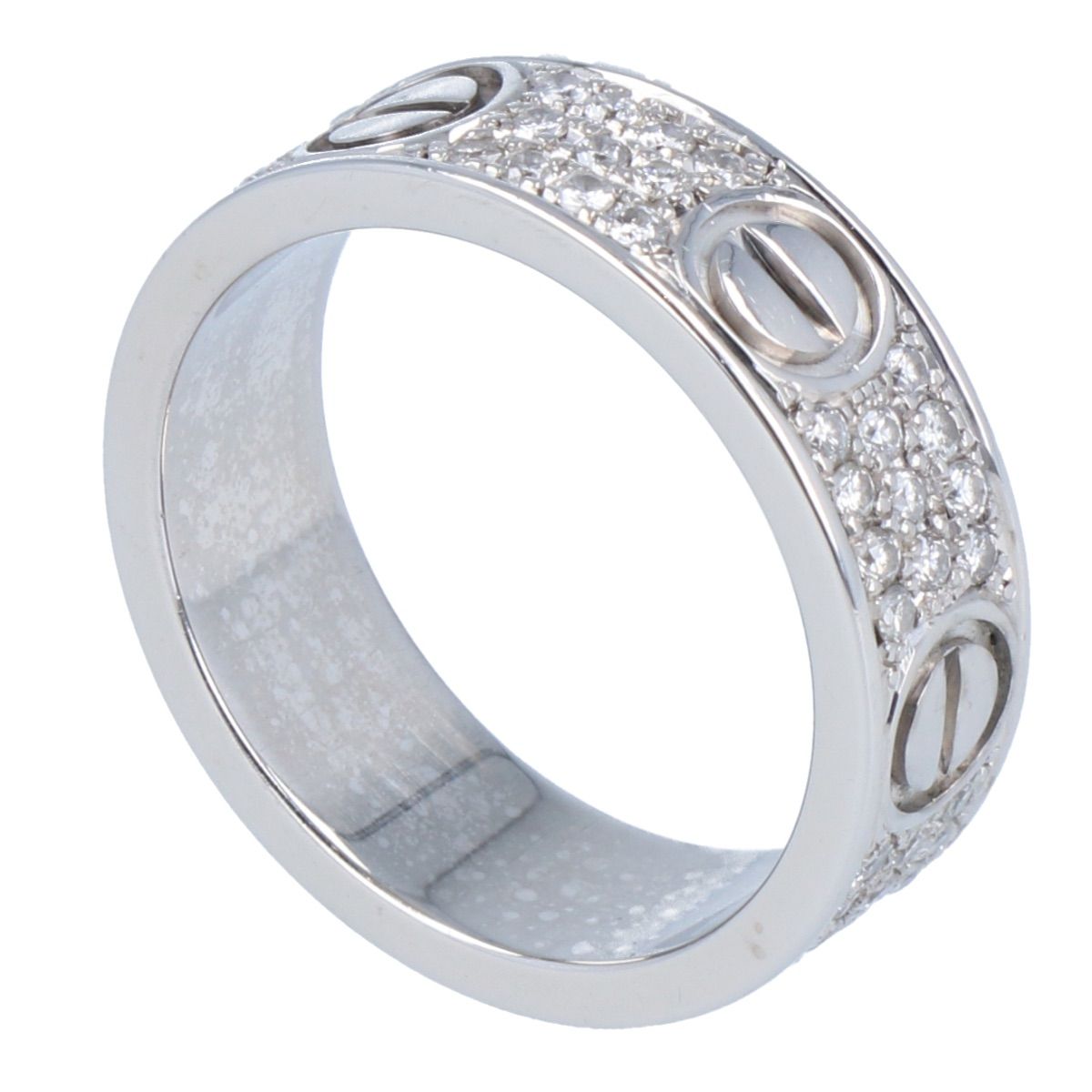 Cartier ホワイトゴールド ラブリング　ダイヤ　美品 CARTIER,CARTIER RING（指輪）,LOVE RING（ラブリング）,LOVE