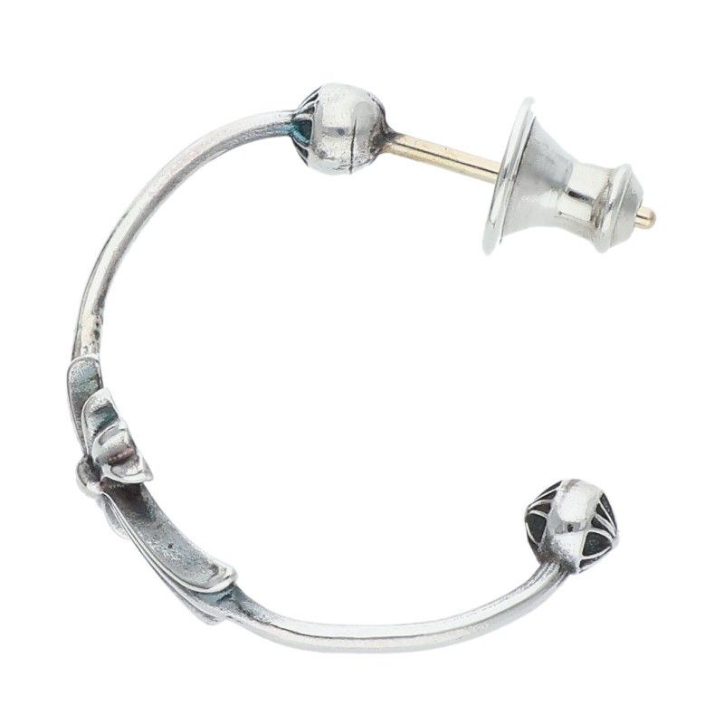 スキニーバングルCHプラス シルバーピアス