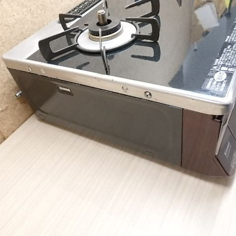 ♪リンナイ LPガステーブル RTS65AWK1RG-AL ラクシエ 2019年 札幌♪