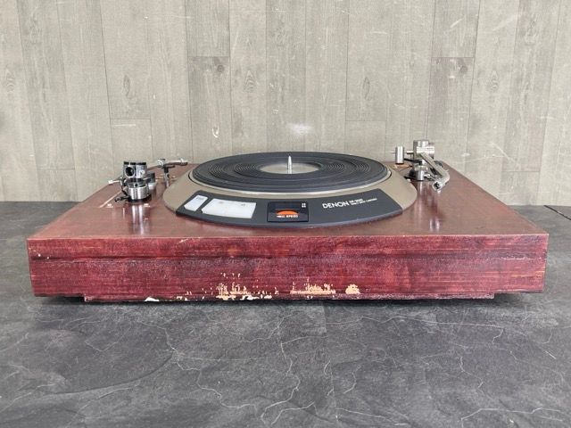自作 ターンテーブル 【中古】 DENON DP-3000 ダブルアーム