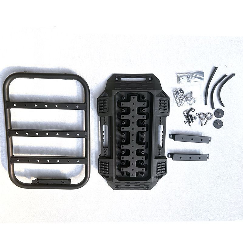 2019- 式 ジムニー JB74 JB64 三門 用 サイドマウントラック 脱出ボード固定用 拡張ブラケット アルミ＋樹脂製 FFCRYSTALESIA_COM