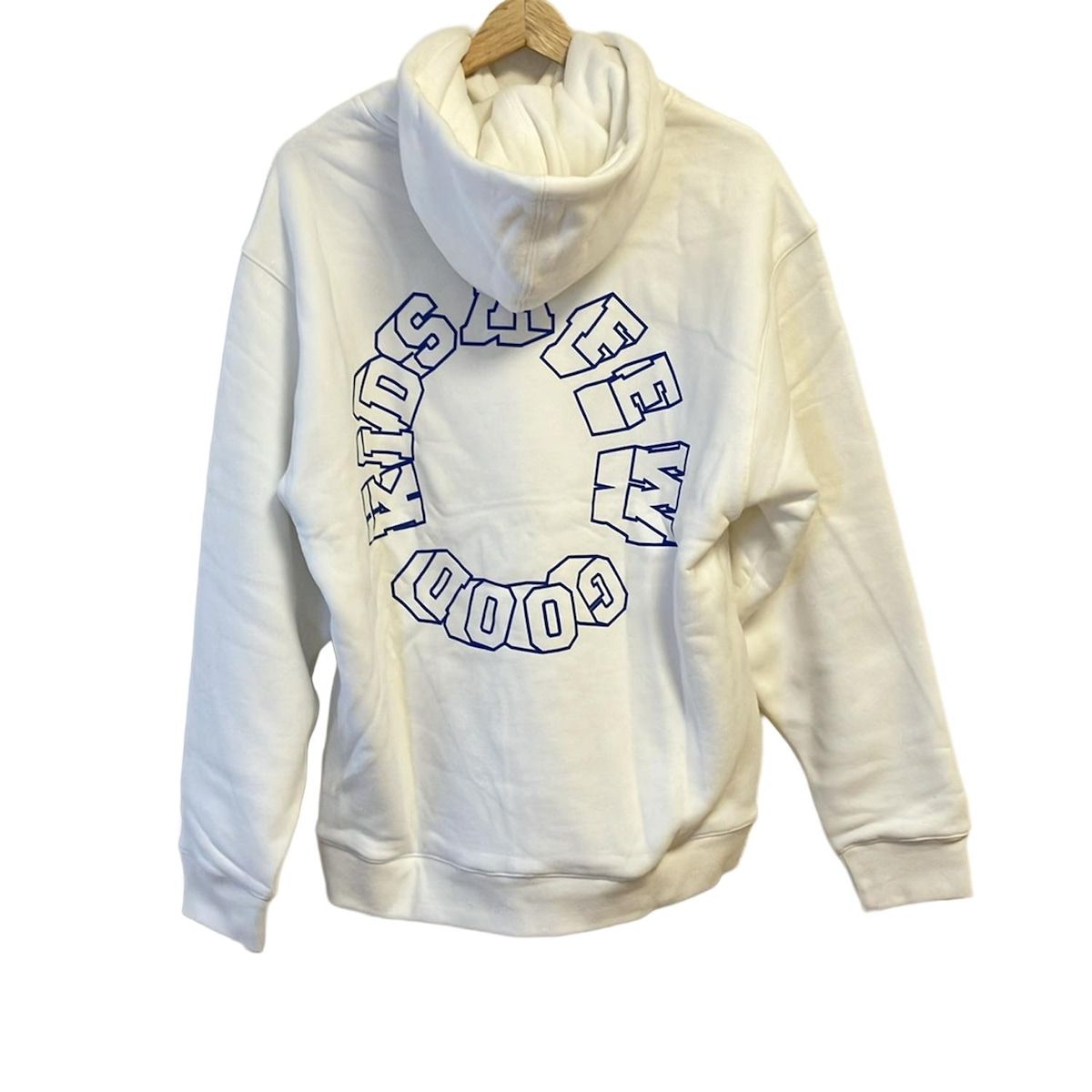 A FEW GOOD KIDS アフューグッドキッズ パーカー サイズM メンズ - 白×ブルー 長袖