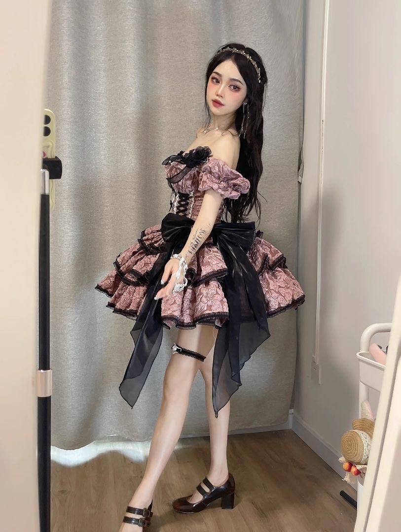 LT-252【新品】 lolita オリジナル 洋服 ロリータ ワンピース