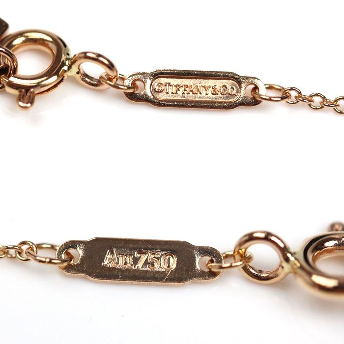 極美品Tiffany & Co.ミニダブル T ダイヤモンドネックレス リターントゥティファニー ミニダブルハートタグ ダイヤ