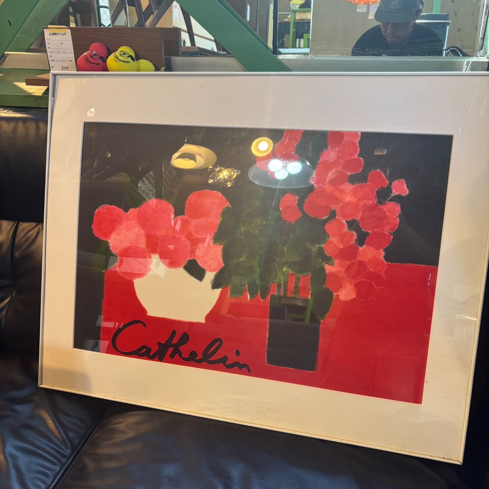 プランタン銀座展覧会告知ポスター ベルーナ・カトラン リトグラフ