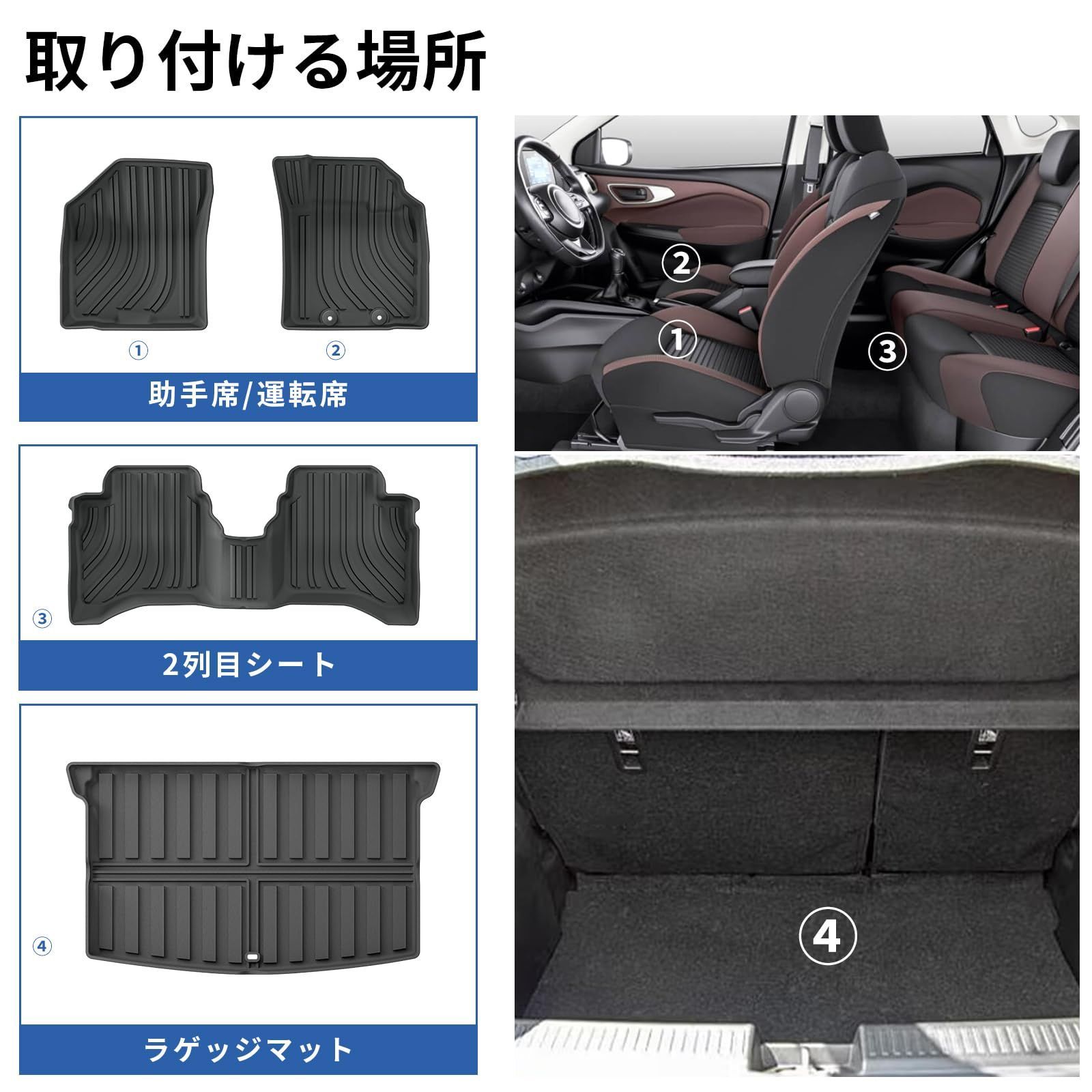 トランクマット カーペット