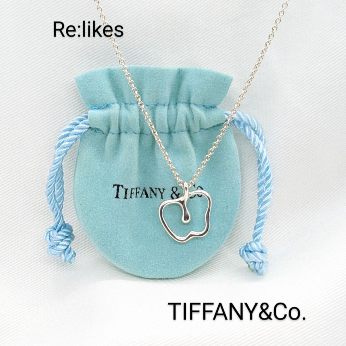 美品！K18 Tiffany ティファニー パズルハートネックレス ヴィンテージ ...