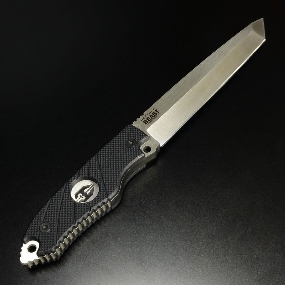 Hoffner Knives アウトドアナイフ Beast ブラックハンドル 440Cステンレス ATA06 18歳以上 USTAUSTRALIA_COM_AU