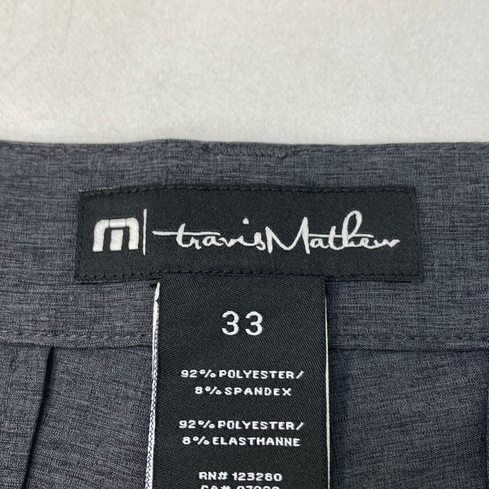 サイズ：33 TRAVIS MATHEW トラビスマシュー  ストレッチ ハーフパンツ  グレー系 [240101431757] ゴルフウェア メンズ ストスト TRAVIS MATHEW トラビスマシュー ストレッチ ハーフパンツ 総柄