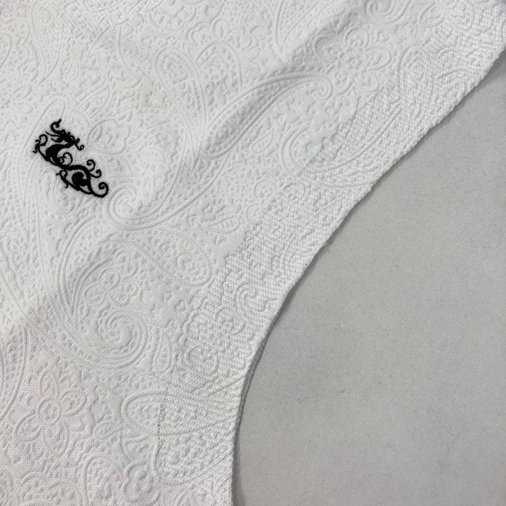 サイズ 3 DANCE WITH DRAGON ダンスウィズドラゴン ベスト ペイズリー ホワイト系 240101449053 ゴルフウェア メンズ ストスト LLC-HASEGAWATOSO_COM