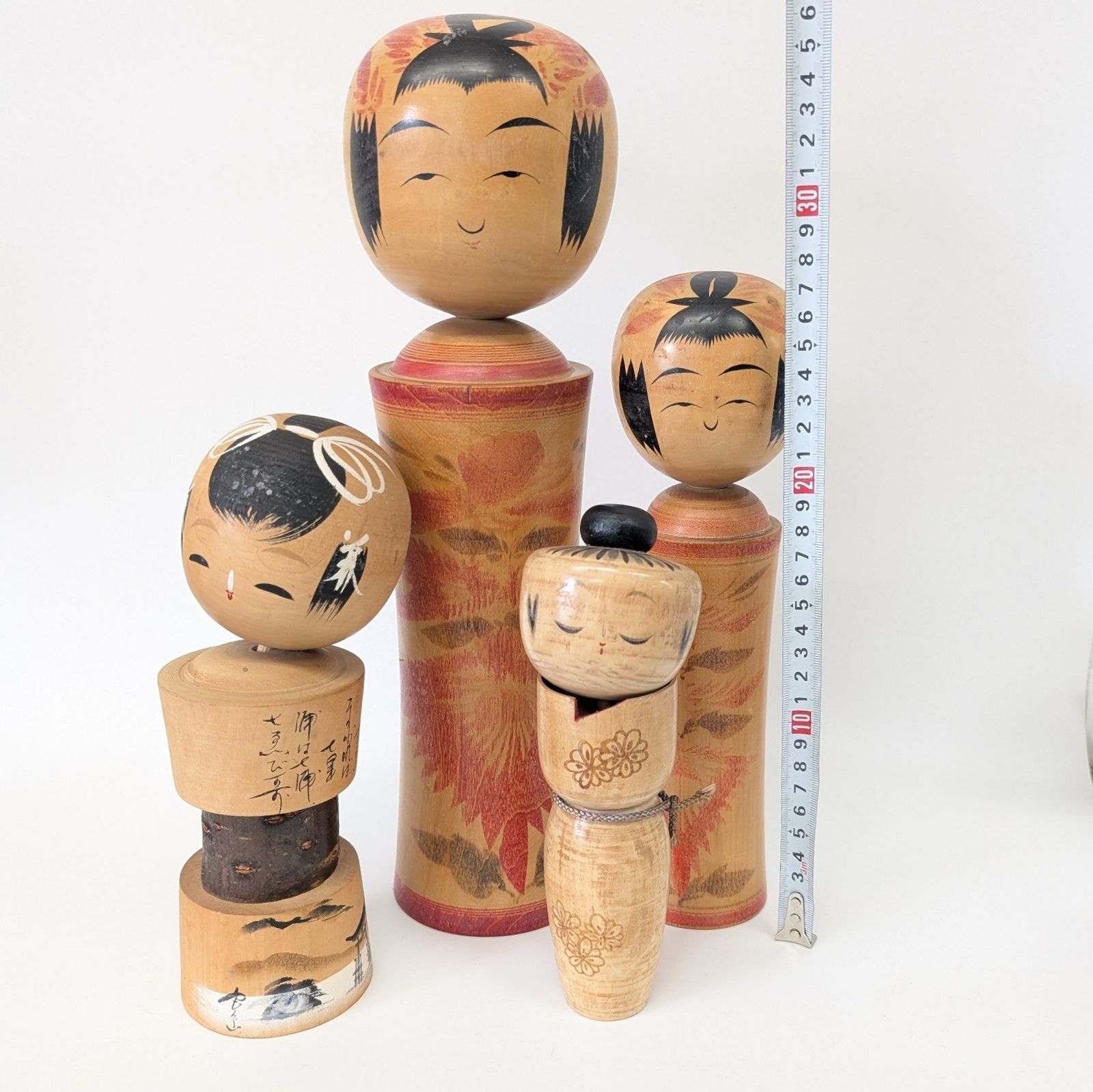昭和レトロ こけし 作家物あり 4点 まとめ売り 伝統工芸 民芸品 - メルカリ