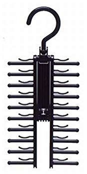 【】(未使用･未開封品) シンコハンガー ネクタイハンガークロス ブラック ar3p5n1