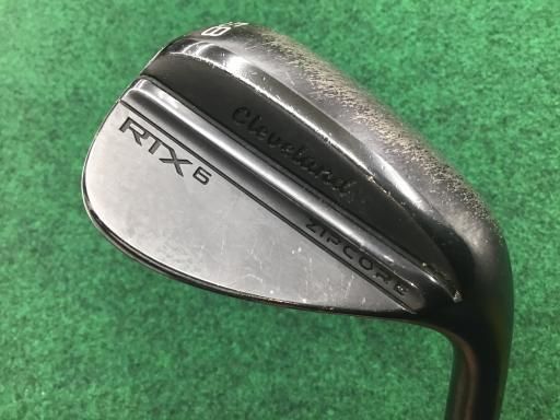 クリーブランド Cleveland RTX-6 ZIPCORE ブラックサテン 58°|12° FULL ウェッジ WG 純正特注シャフト フレックスS メンズ 男性用 右利き 右用 Cランク ゴルフクラブ